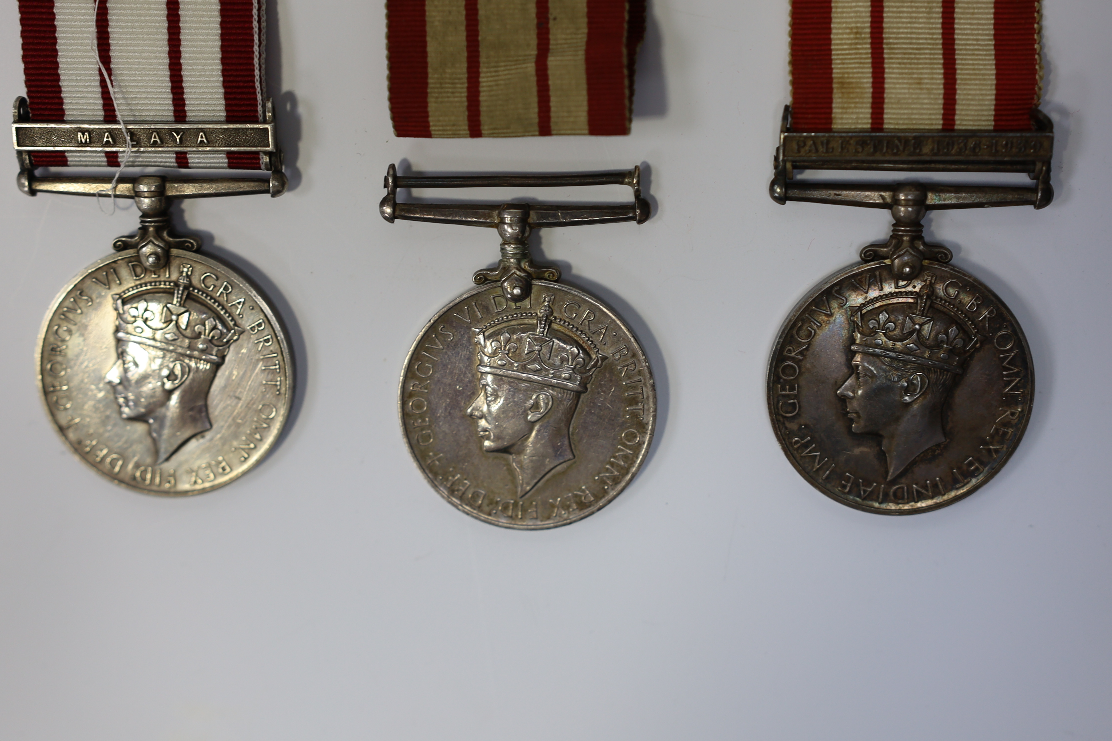 Three George VI Royal Navy General service medals awarded to